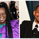 Whoopi Goldberg, left; Will Smith.